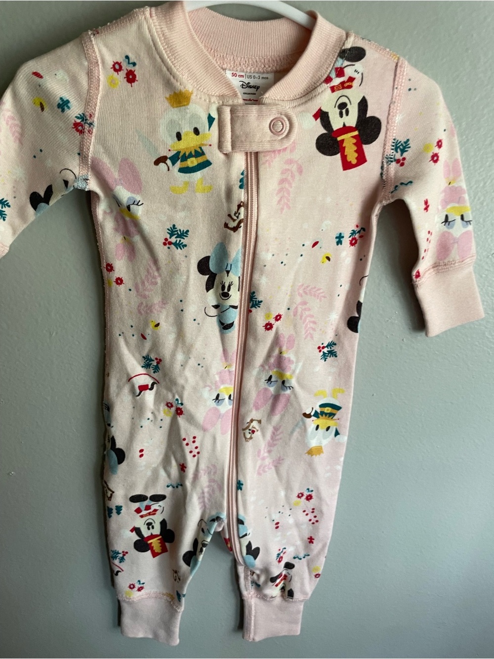 0/3 Months Hanna Andersson Disney Christmas Romper